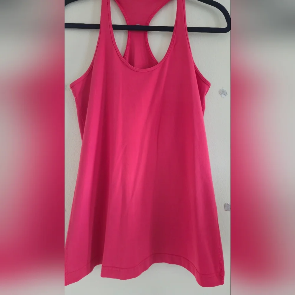 Lululemon Athletica Bright Pink Tank Top